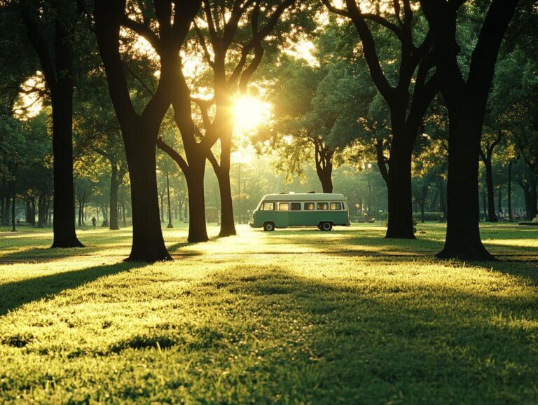 A camper van full of campers sharing camper sayings and phrases
