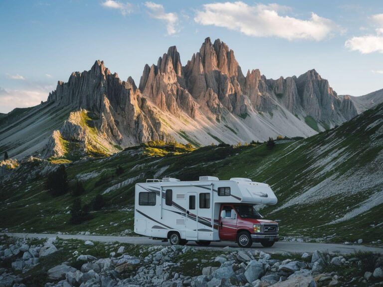 Picture of camper being used for full-time RV living