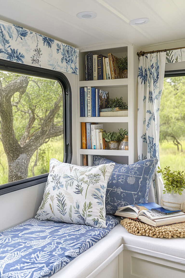 31 Beach Themed RV Interior Remodel & Decor Ideas