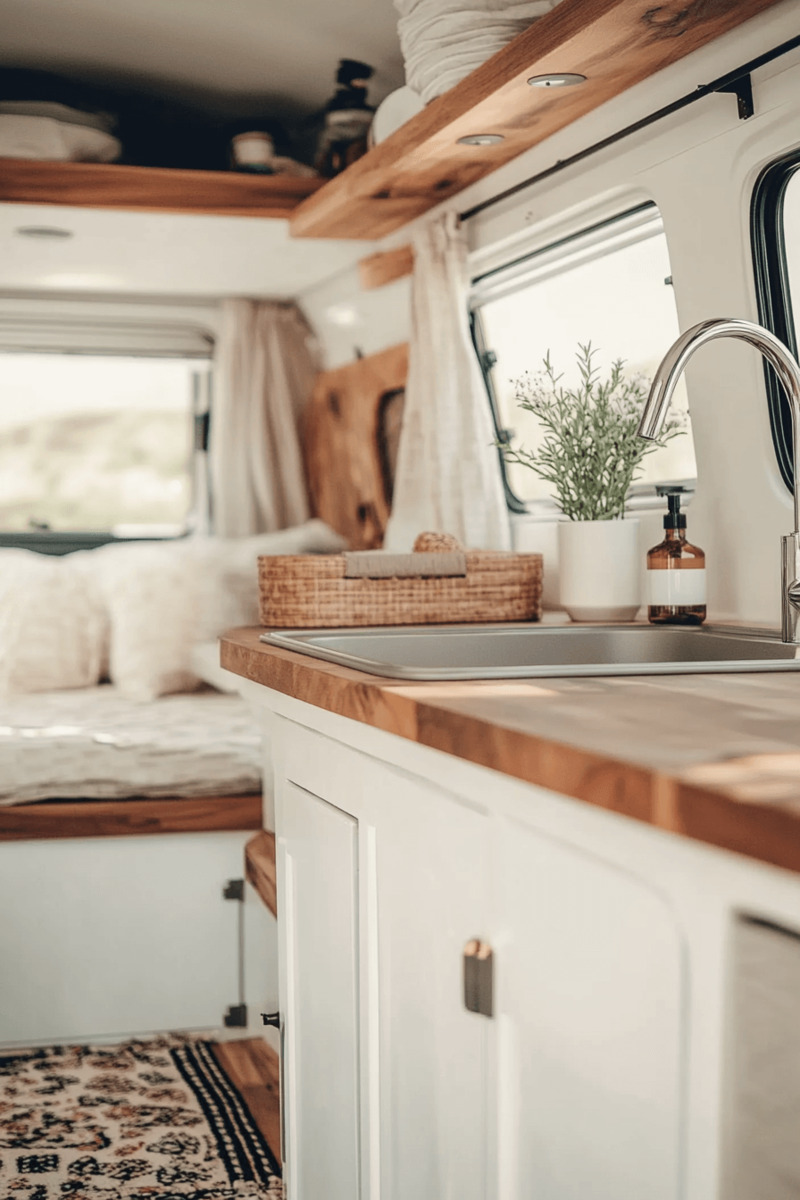 37 Modern & Minimal Ideas For Decorating Your RV Interior