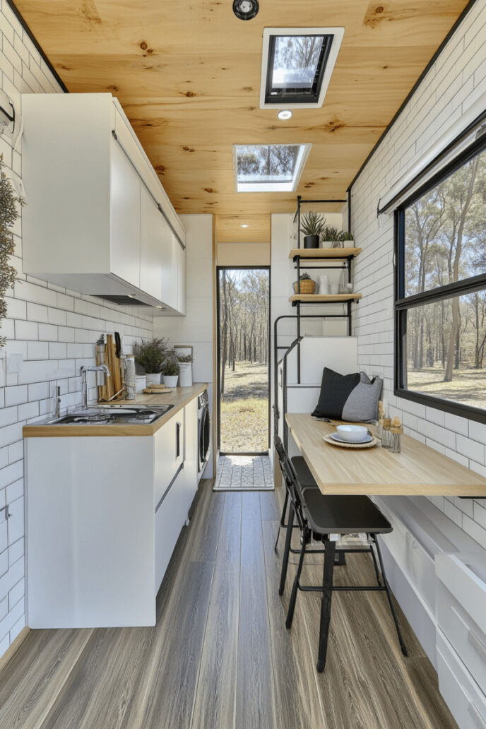 37 Modern & Minimal Ideas For Decorating Your RV Interior