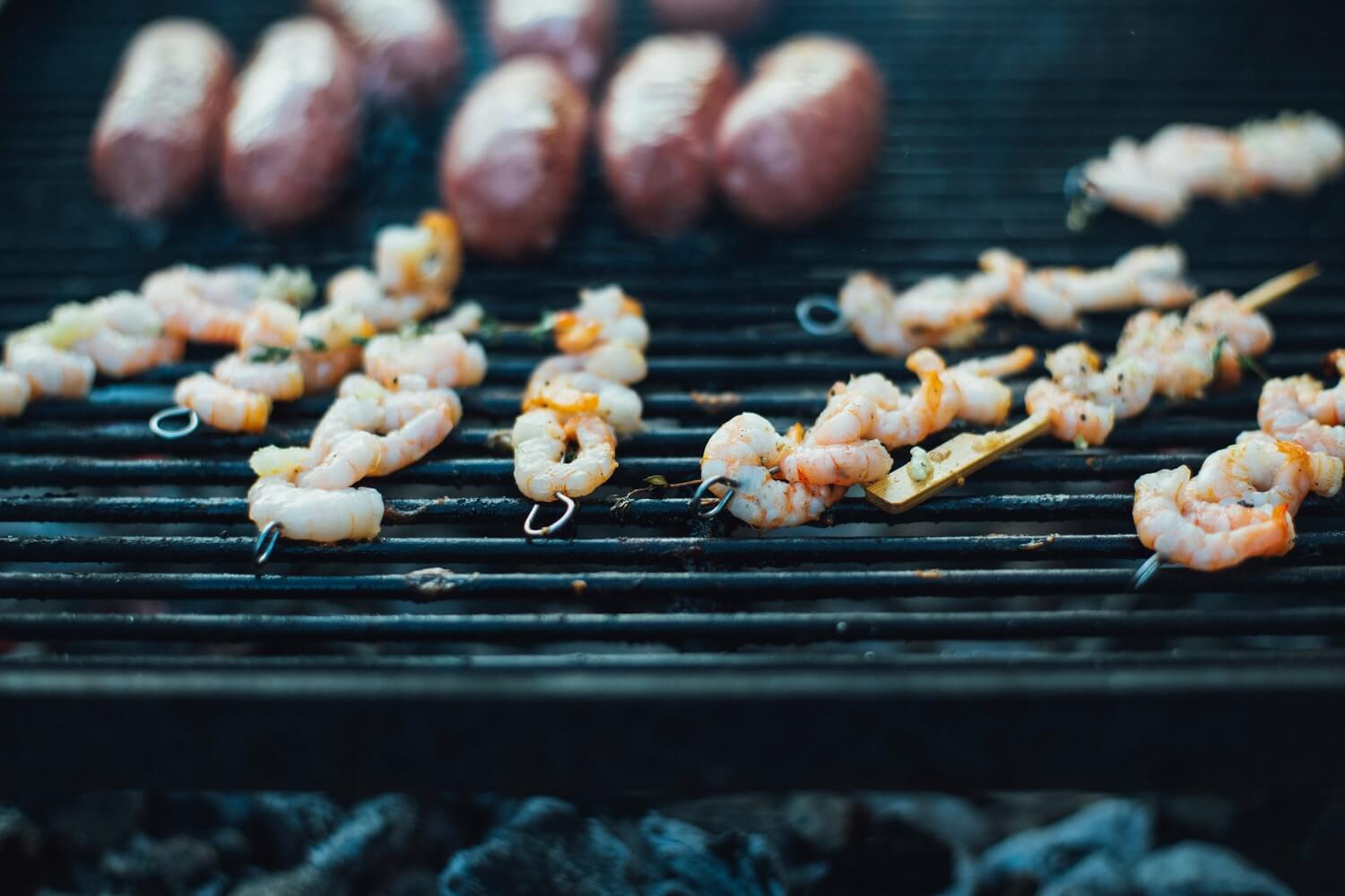 A camping dinner meal