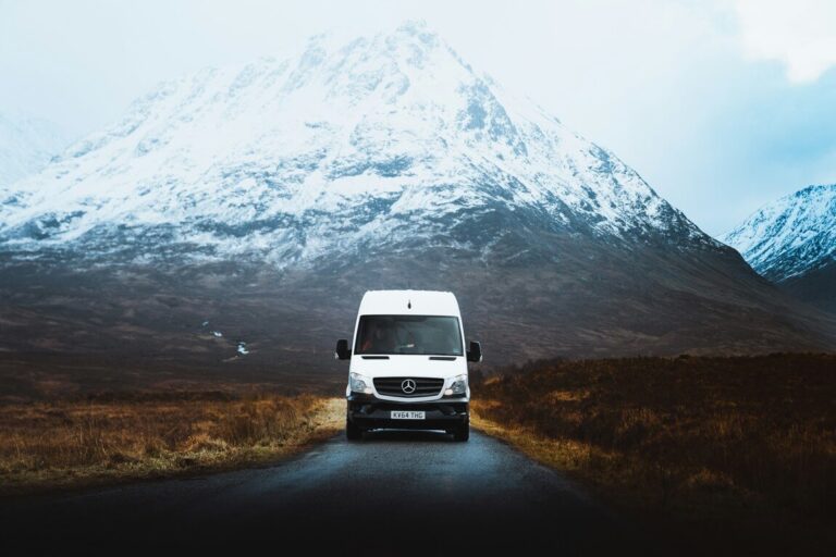 Camper van after conversions
