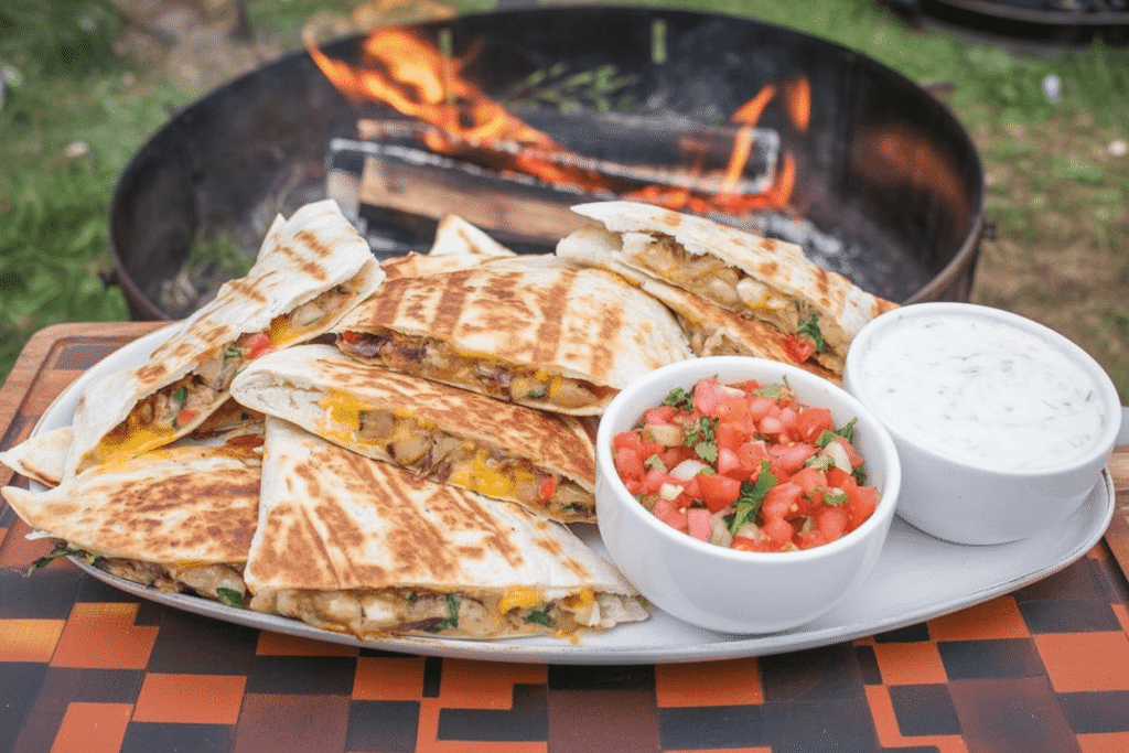 Campfire Quesadillas
