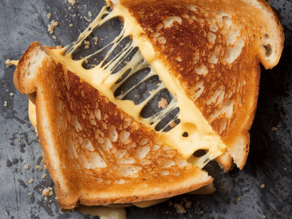 Crispiest Grilled Cheese Ever