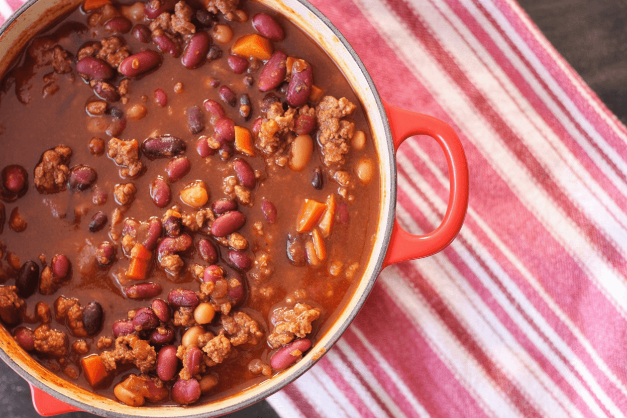 A cheap camping meal