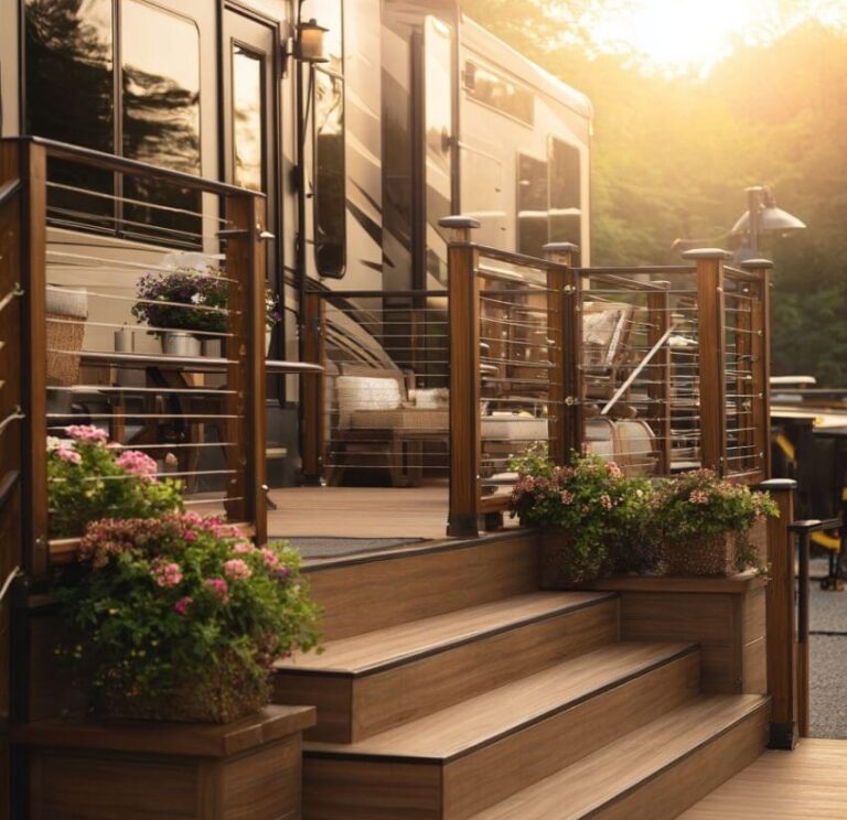 An example of an RV deck idea