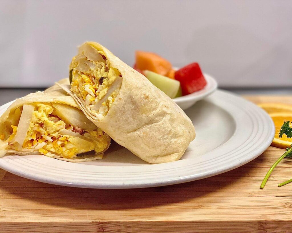 Breakfast-for-Lunch Burritos