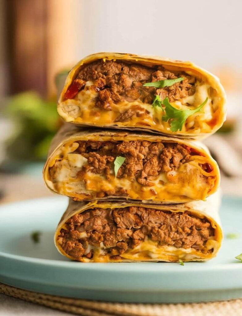 Chorizo Breakfast Burritos