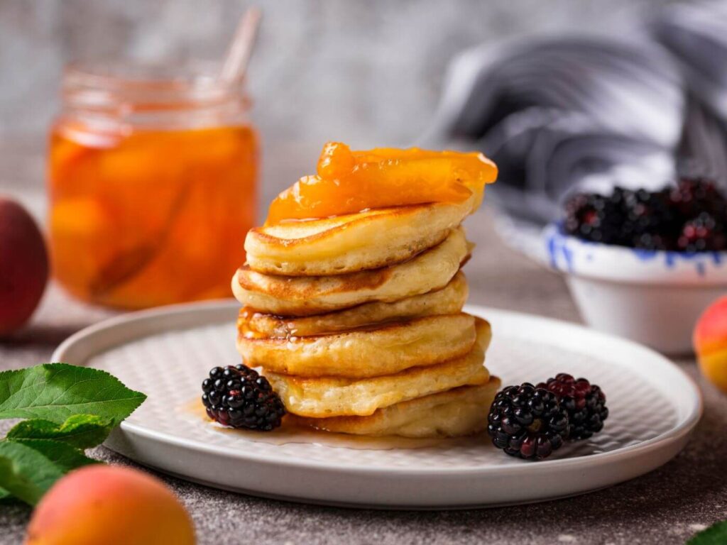Power Pancakes with Apricots
