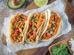 Cilantro Lime Chicken Tacos camping meal