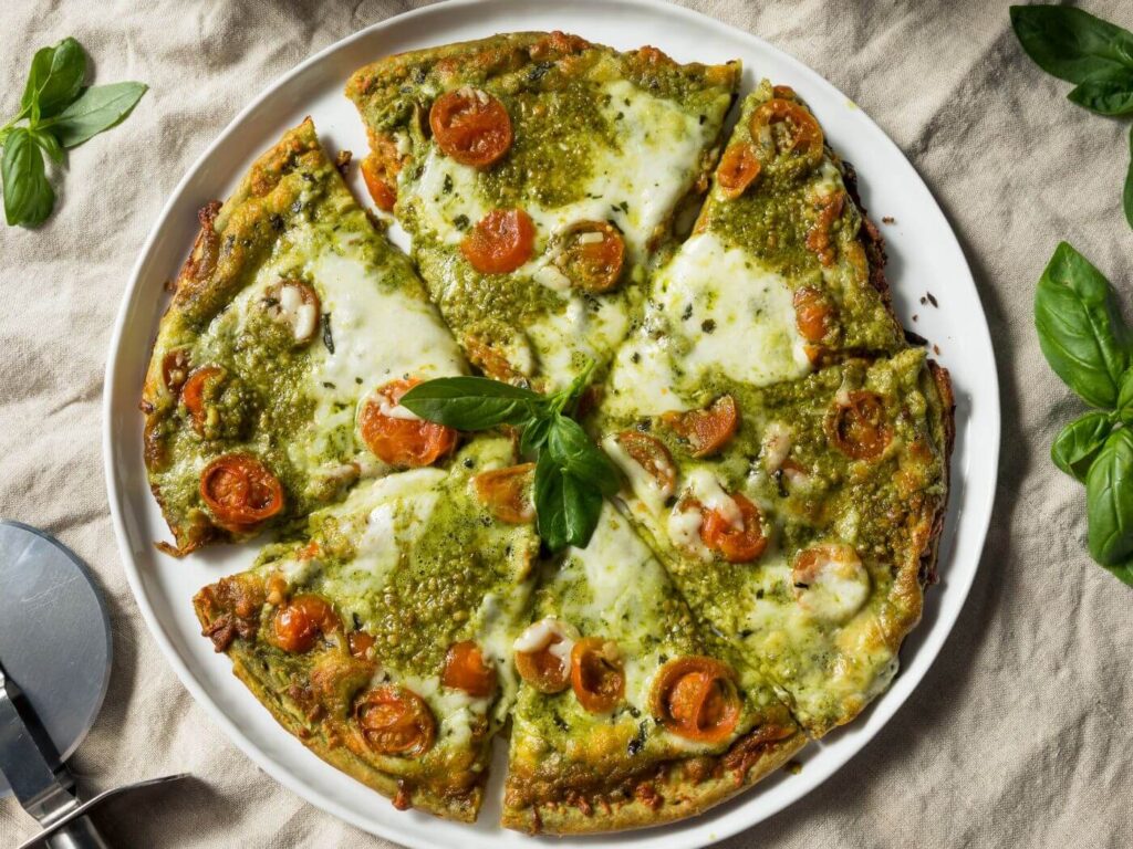 Pesto Flatbread "Pizza"