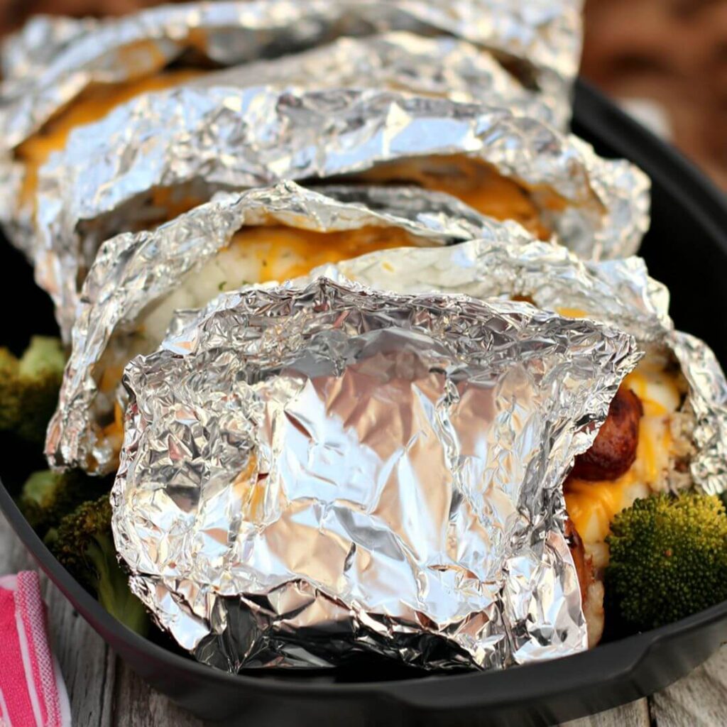 Bacon ranch chicken foil recipe