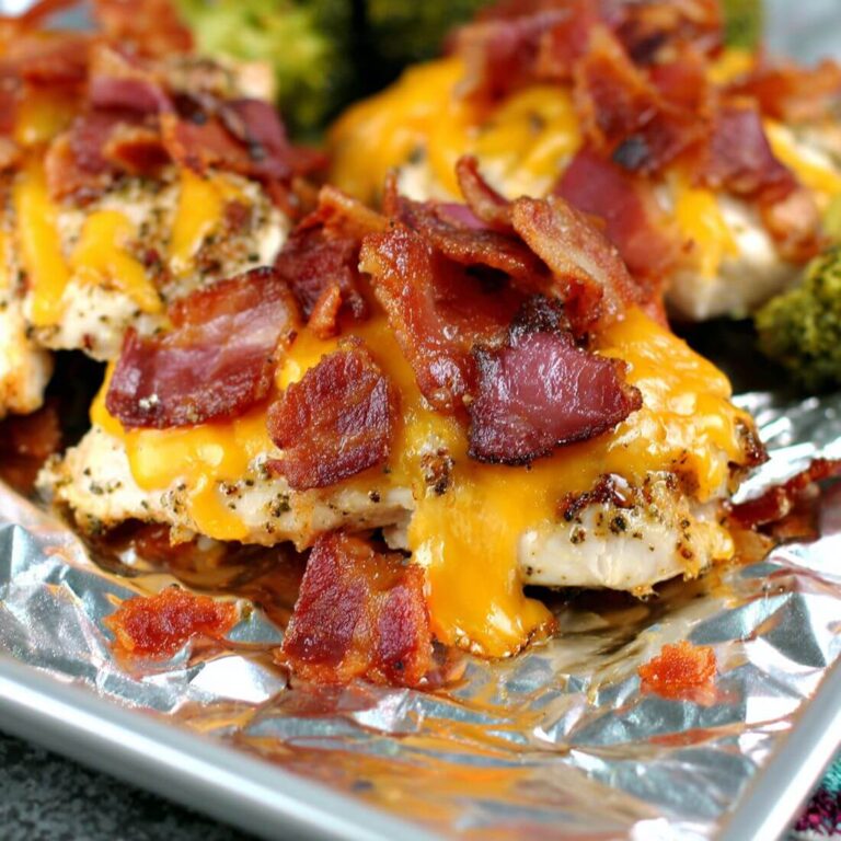 Bacon ranch chicken foil camping recipe