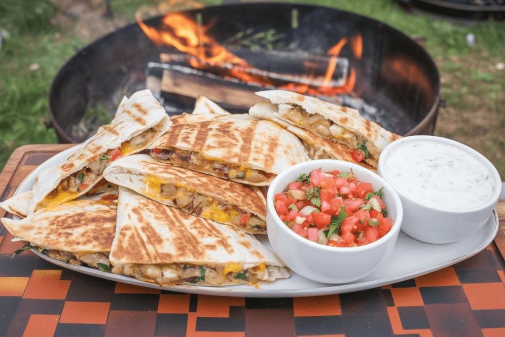 Campfire Quesadillas