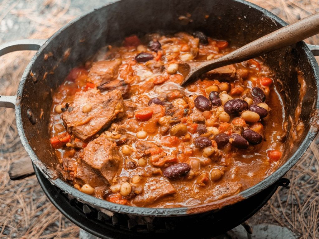 Dutch Oven Campfire Chili